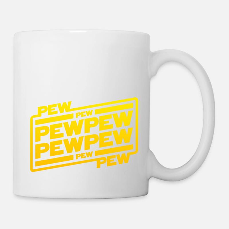 Pew Pew Pew - Mug - white