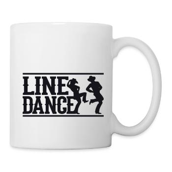 Linedance Country Musik Western Cowboy Girl - Tasse - Weiß - Rechts