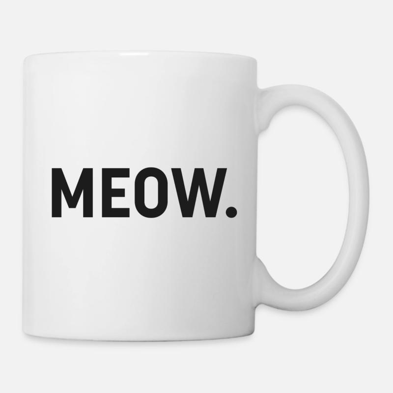 Miaou - Mug blanc - blanc