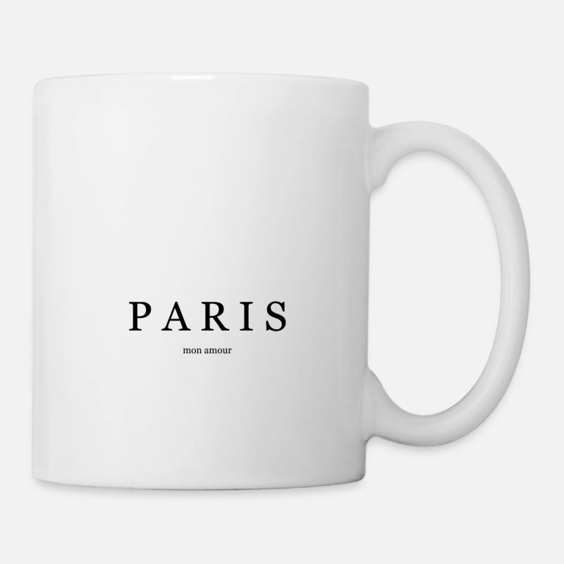 Paris mon amour - Tasse - Weiß