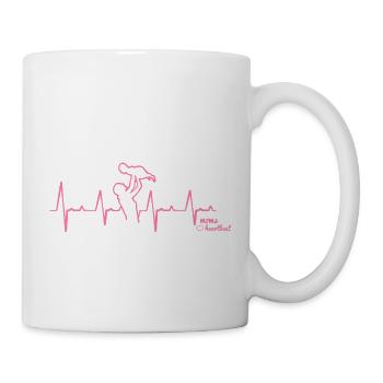 Mama Heartbeat - Tasse - Weiß - Rechts