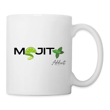 MOJITO-süchtig - Tasse - Weiß - Rechts