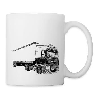 Camions - Mug blanc - blanc - Droite