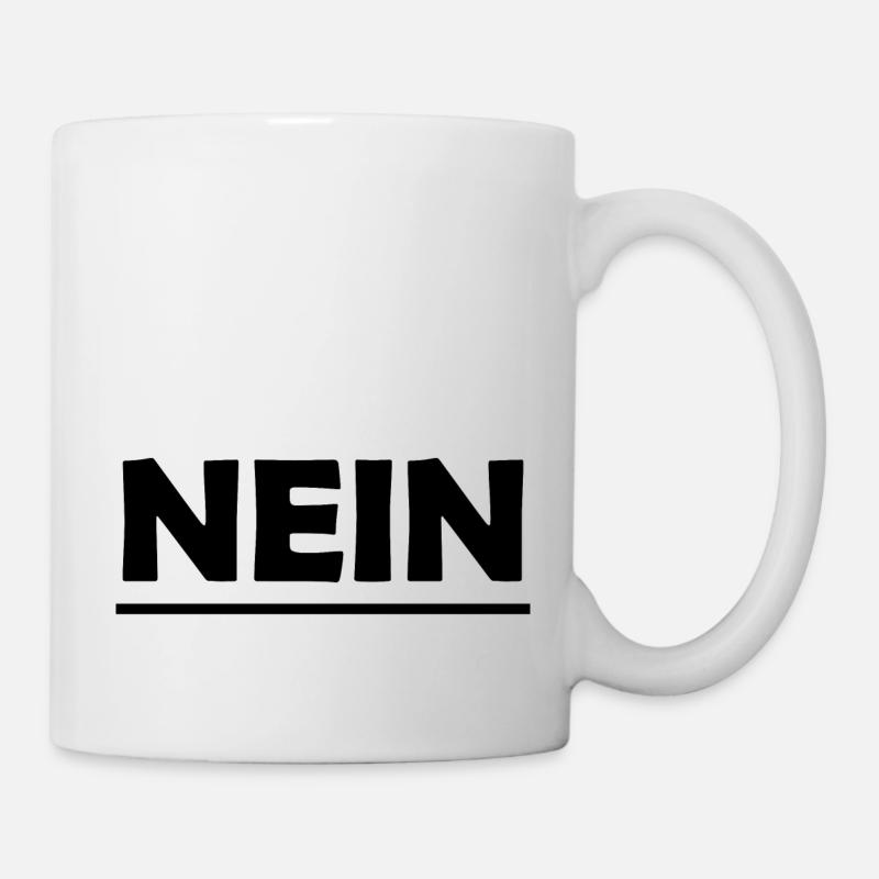 NEIN - Tasse - Weiß