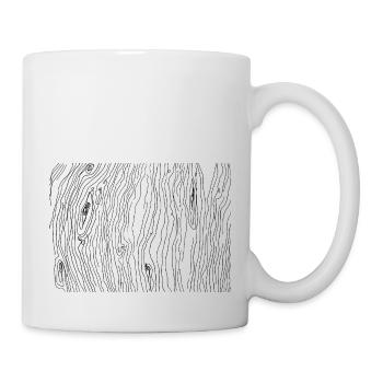 Wood grain pattern - Mug - white - Right