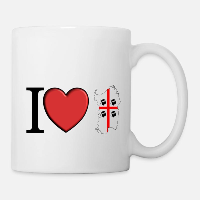 J’adore la Sardaigne - Mug blanc - blanc