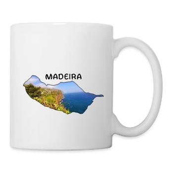 Madeira map - Mug blanc - blanc - Droite