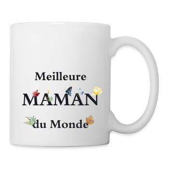 meilleure maman du monde - Mug blanc - blanc - Droite