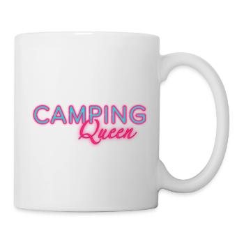 Camping Queen - Mug blanc - blanc - Droite