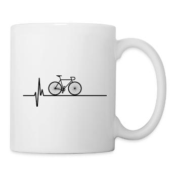 Rennrad Puls - Tasse - Weiß - Rechts