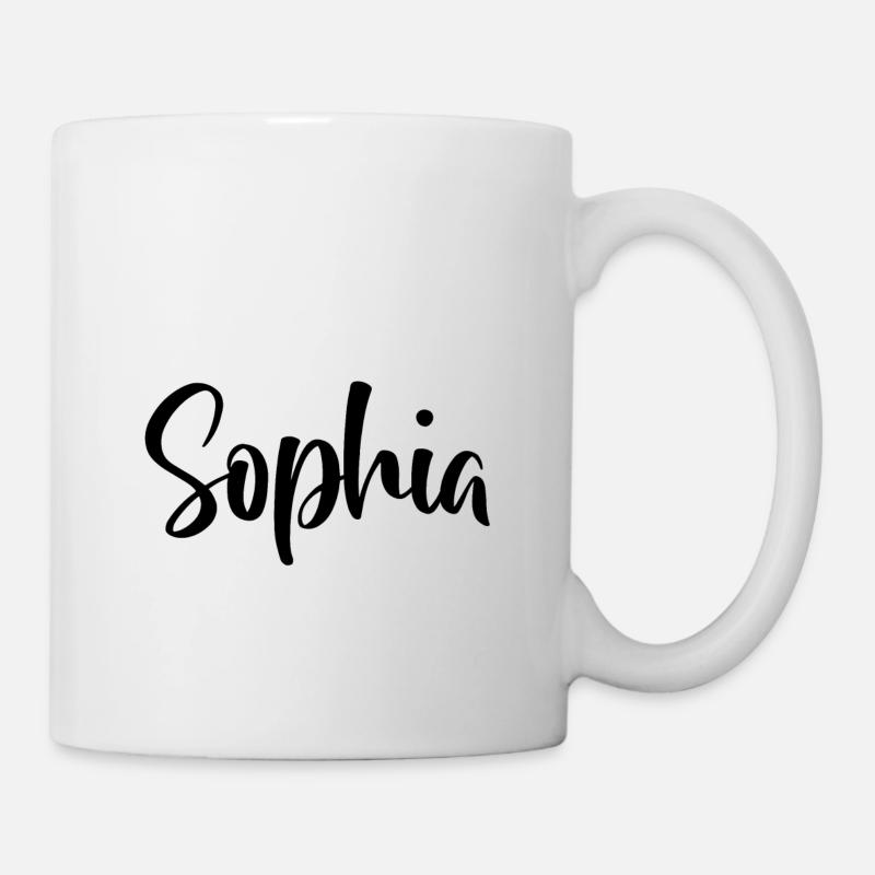 Name - Sophia - Tasse - Weiß