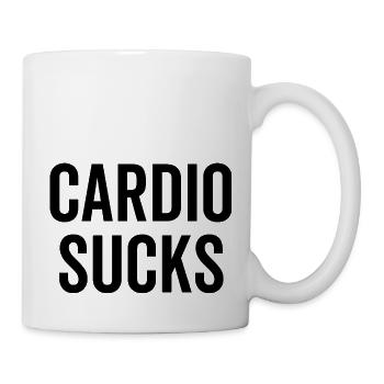 Cardio Sucks - Mug - white - Right
