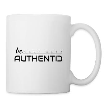 Be yourself, be authentic - Mug - white - Right