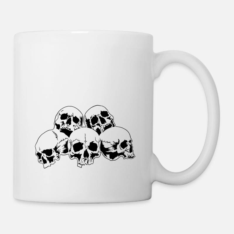 Skulls Totenköpfe - Tasse - Weiß