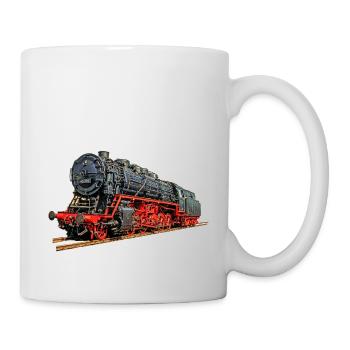 Dampflok 43 001 - Tasse - Weiß - Rechts