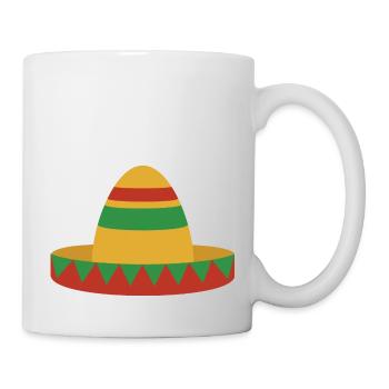 sombrero mexico - Mug - white - Right