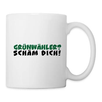 Annalena Baerbock Grüne Wahl Bundestag Die Grünen - Tasse - Weiß - Rechts