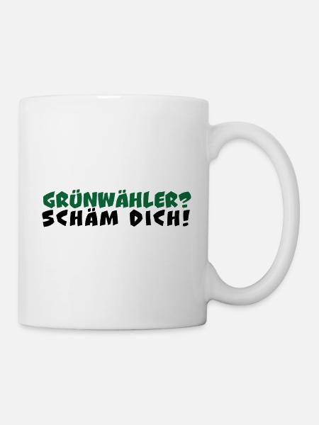 Annalena Baerbock Grüne Wahl Bundestag Die Grünen - Tasse - Weiß
