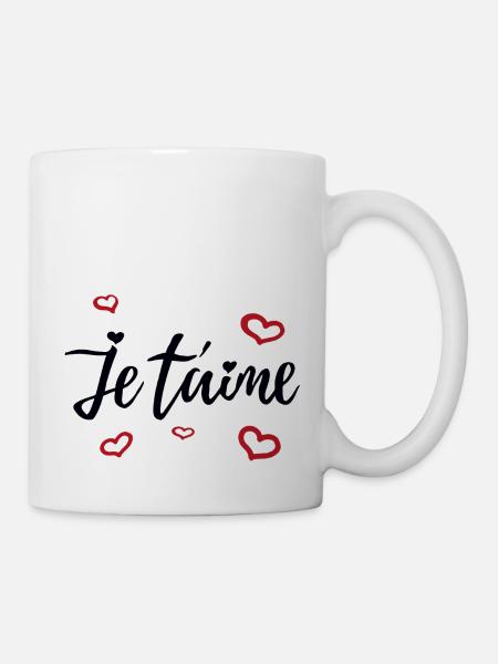 Je taime - Mug blanc - blanc