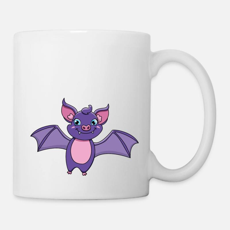 Fledermaus - Tasse - Weiß