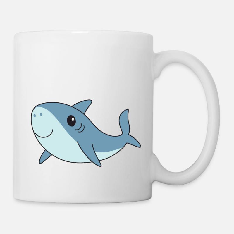 Hai - Tasse - Weiß