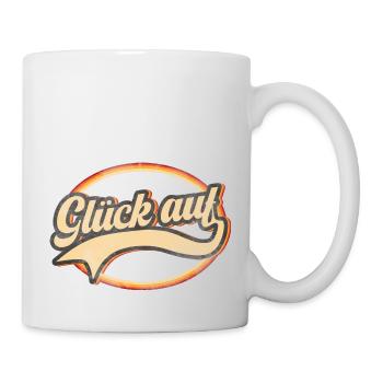Glück auf - Tasse - Weiß - Rechts
