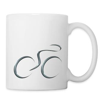 cyclist cycling bmx bike sport mountain biking hobby - Mug - white - Right