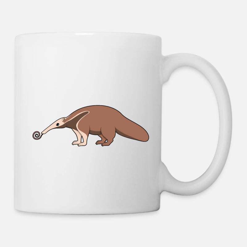 Ameisenbär - Tasse - Weiß