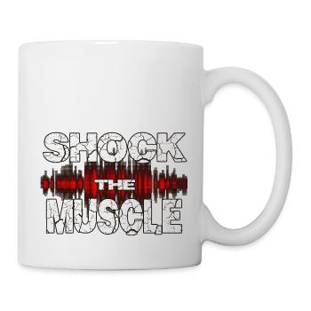 bodybuilding shock muscle pump sport protein en forme - Mug blanc - blanc - Droite