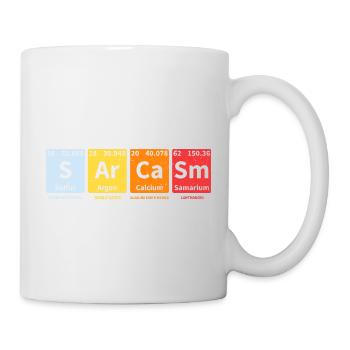 Sarcasmes Elements of Humor Chimie Chimiste Renard - Mug blanc - blanc - Droite