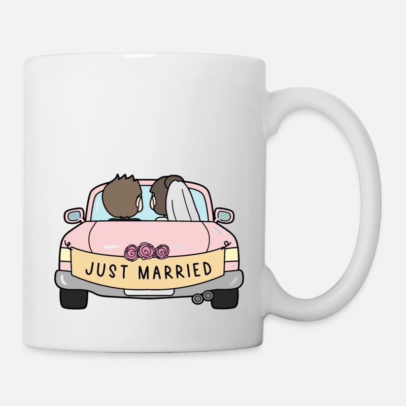 Just Married Lune de miel - Mug blanc - blanc