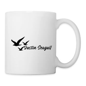 Justin Möwe - Tasse - Weiß - Rechts