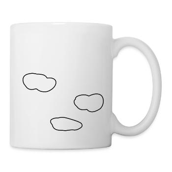 wolken himmel - Tasse - Weiß - Rechts