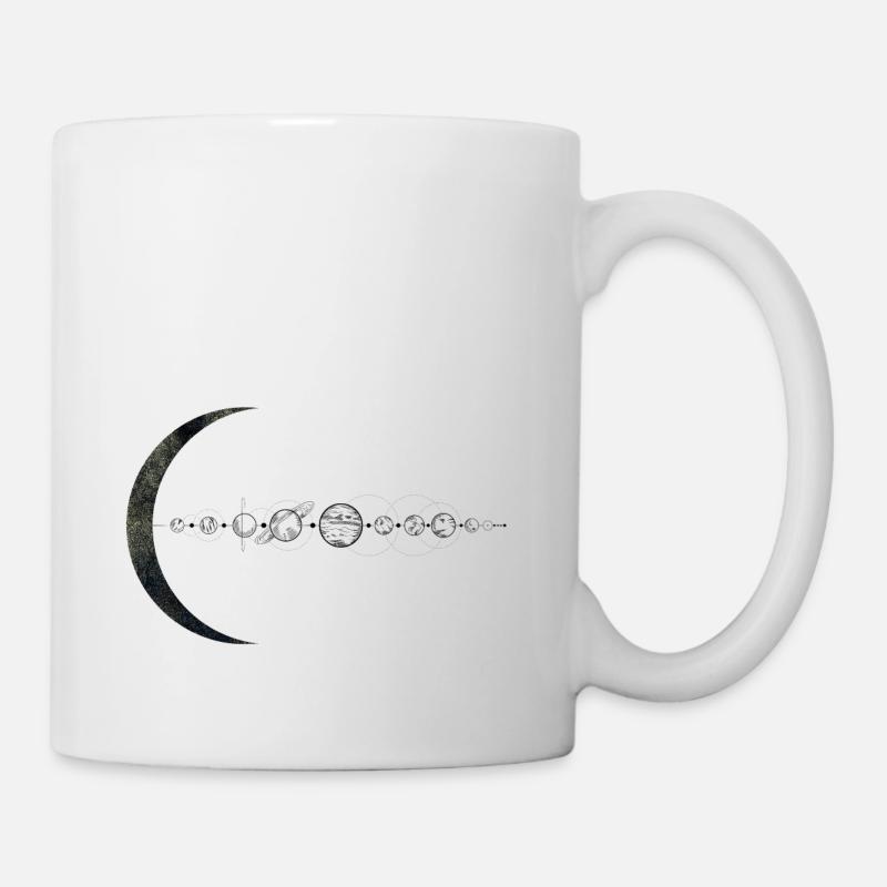 Planeten - Tasse - Weiß
