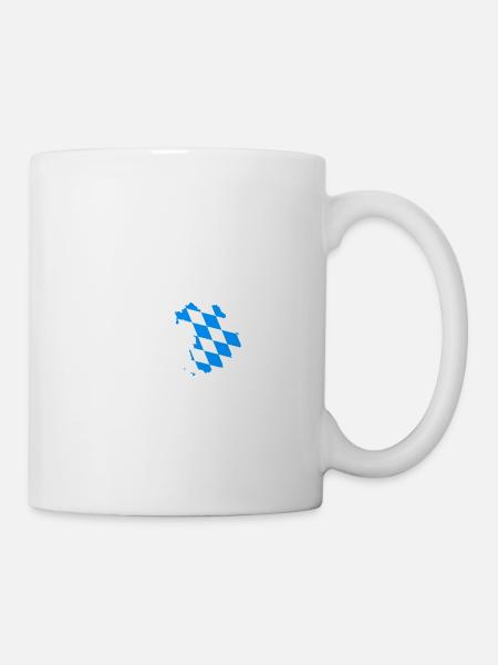 Bayern Bayrisch Herzschlag - Tasse - Weiß
