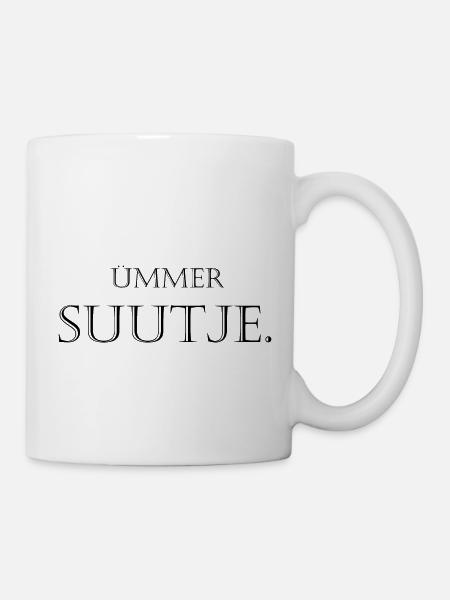 ümmer suutje - Tasse - Weiß