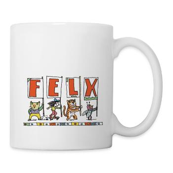 Vorname Felix - Tasse - Weiß - Rechts