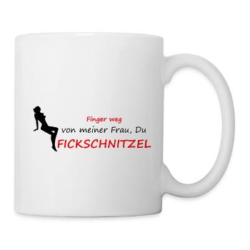 Finger weg von meiner Frau - Tasse - Weiß - Rechts