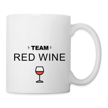 Team Rotwein - Tasse - Weiß - Rechts