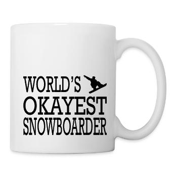 Snowboard Snowboarder - Mug blanc - blanc - Droite