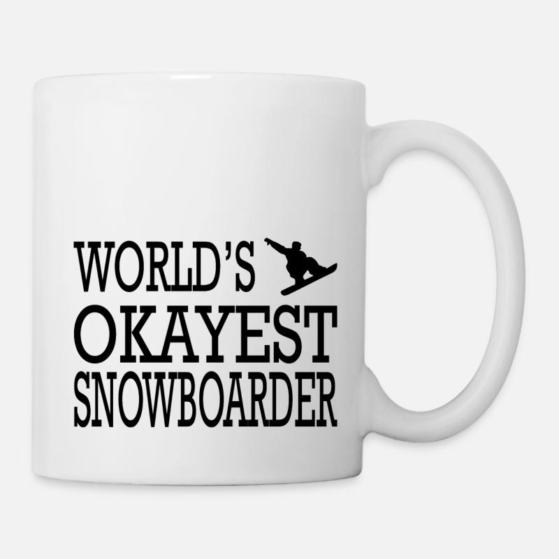 Snowboard Snowboarder - Mug - white