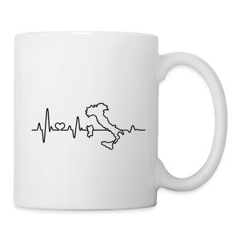 Heartbeat Italie Plan De Plan I Love Italia - Mug blanc - blanc - Droite