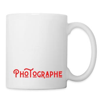 laisse-moi passer je suis photographe - Mug blanc - blanc - Droite