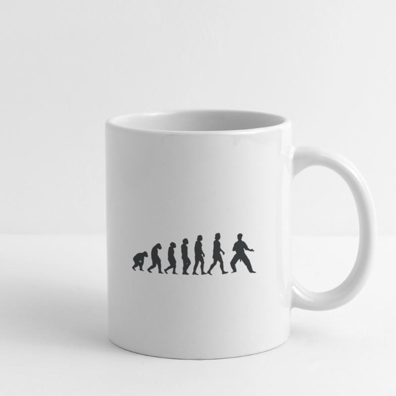 Évolution du karaté Mug blanc