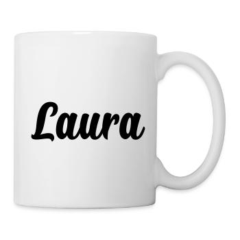 Laura - Tasse - Weiß - Rechts