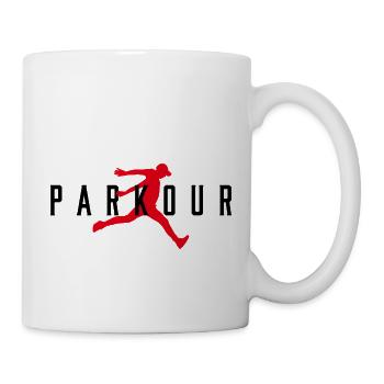 Air parkour blanc cadeau parkour freerun t-shirt - Mug blanc - blanc - Droite