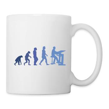 Draughtsman Evolution Client Architecte Directeur de la construction - Mug blanc - blanc - Droite