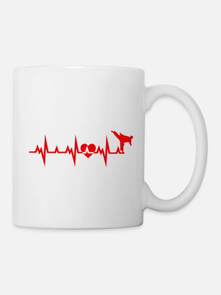 Karate Boxing Fighting - Tasse - Weiß