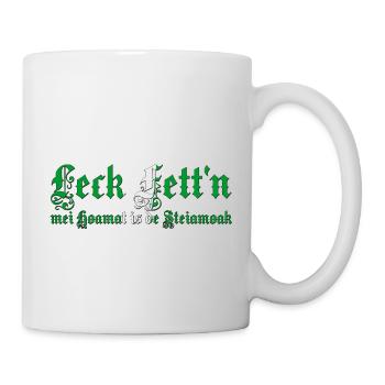 leck fett´n steiermark - Tasse - Weiß - Rechts