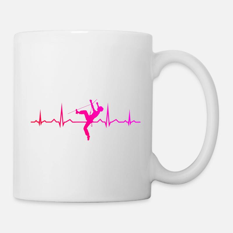 Bouldern Climber Herren Boulder Damen Klettern - Tasse - Weiß